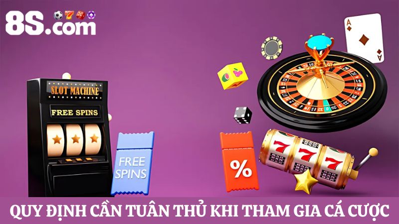 Điều khoản dịch vụ 8S về việc tham gia cá cược