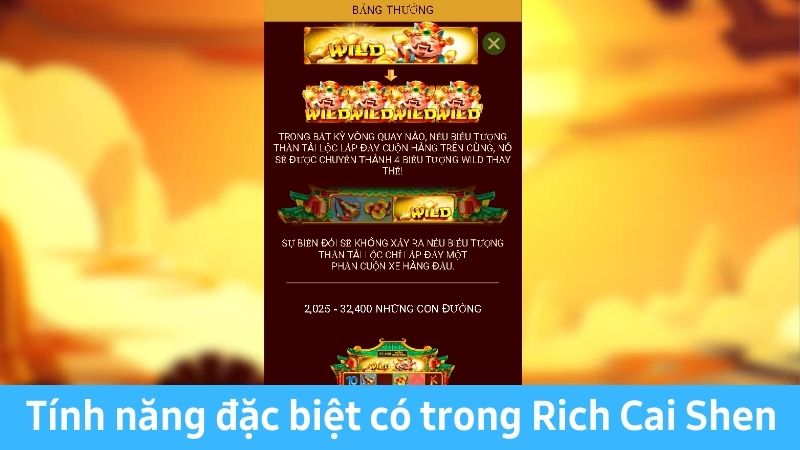 Tính năng đặc biệt trong nổ hũ thần tài 8S